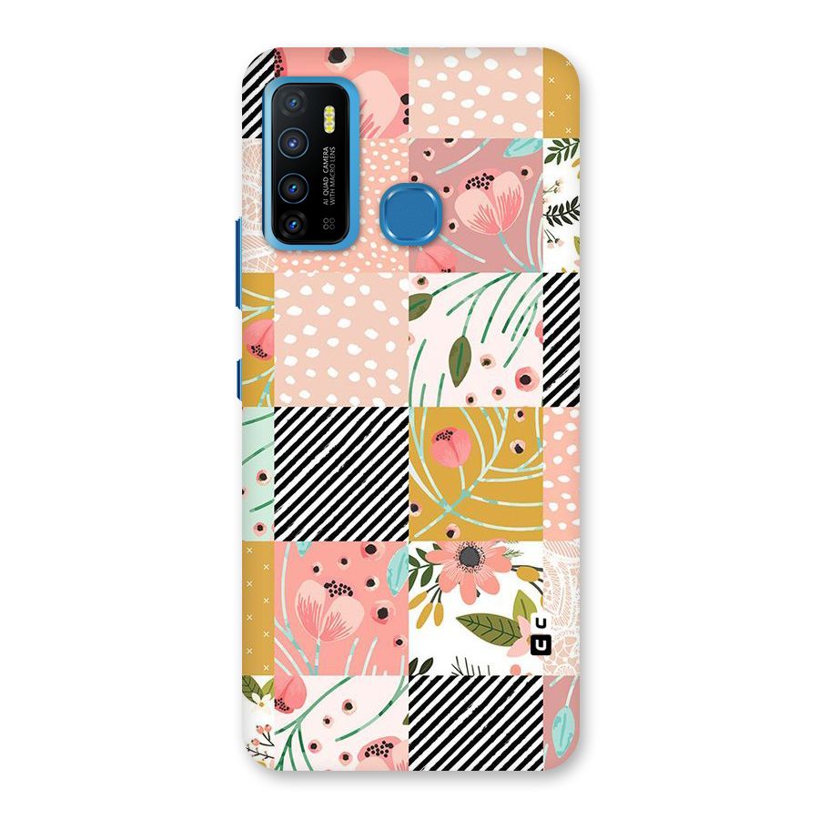 Leaf Stripe Polka Back Case for Infinix Hot 9