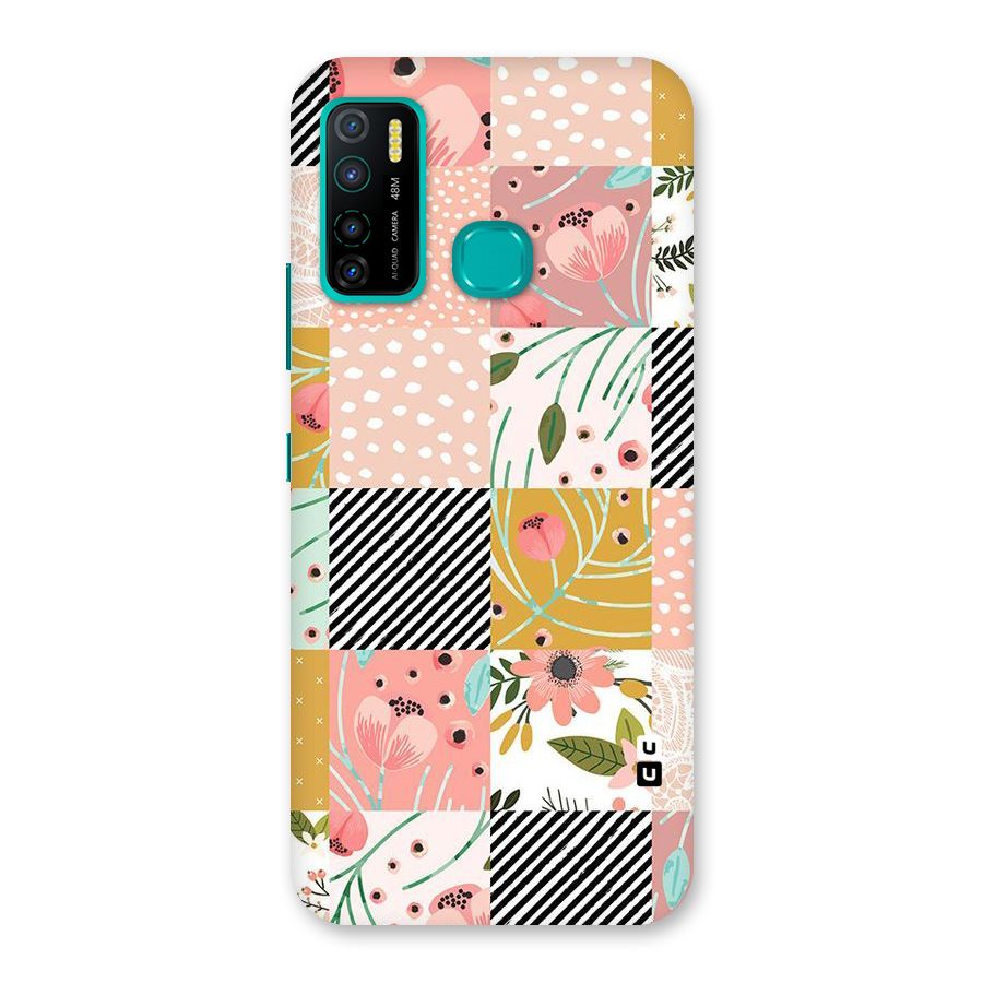 Leaf Stripe Polka Back Case for Infinix Hot 9 Pro