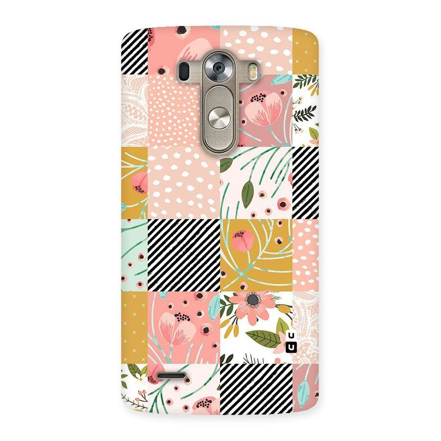 Leaf Stripe Polka Back Case for LG G3
