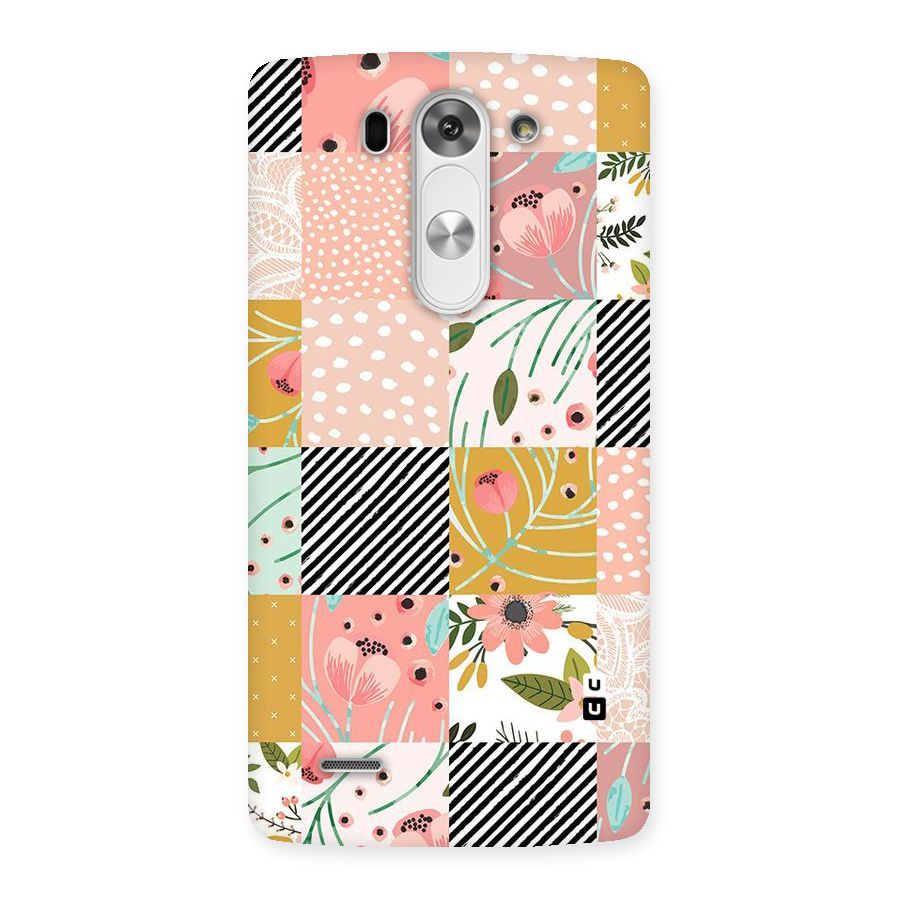 Leaf Stripe Polka Back Case for LG G3 Beat