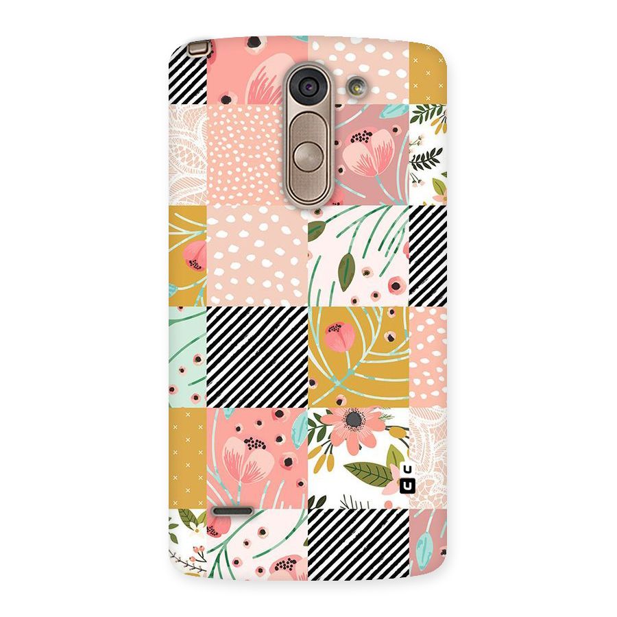 Leaf Stripe Polka Back Case for LG G3 Stylus