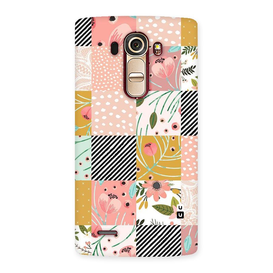 Leaf Stripe Polka Back Case for LG G4