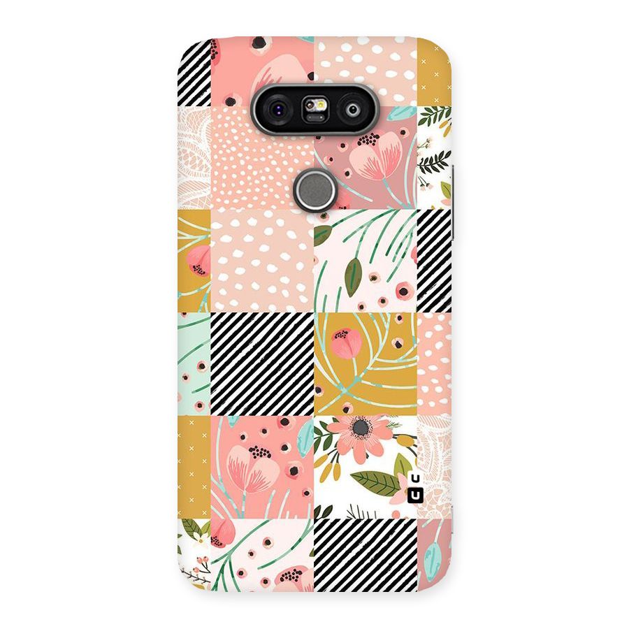 Leaf Stripe Polka Back Case for LG G5