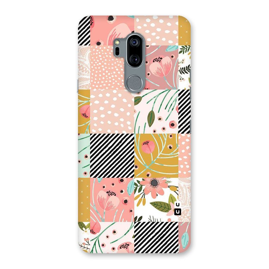 Leaf Stripe Polka Back Case for LG G7