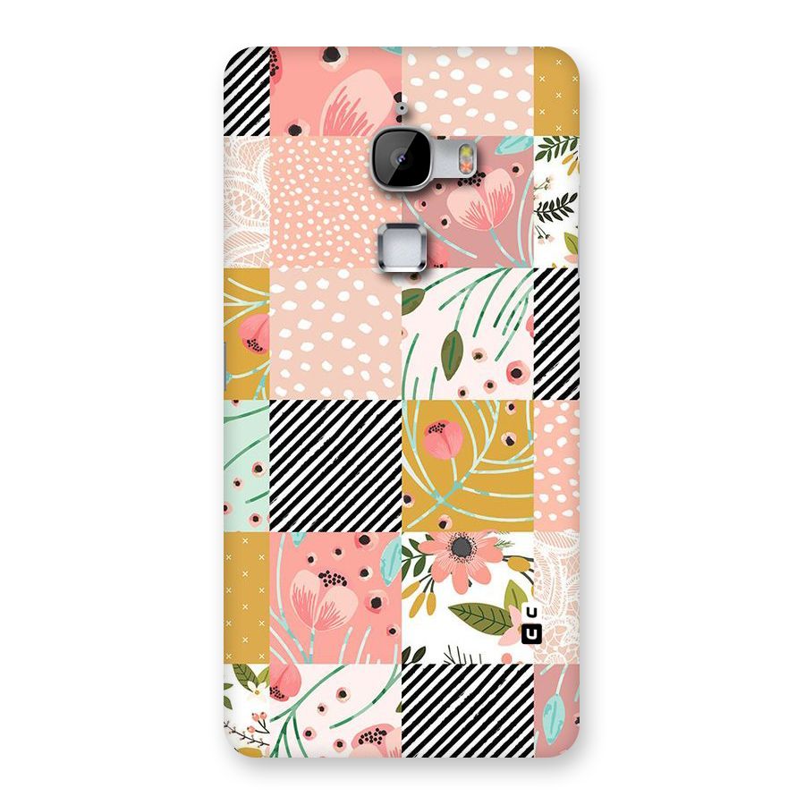 Leaf Stripe Polka Back Case for LeTv Le Max