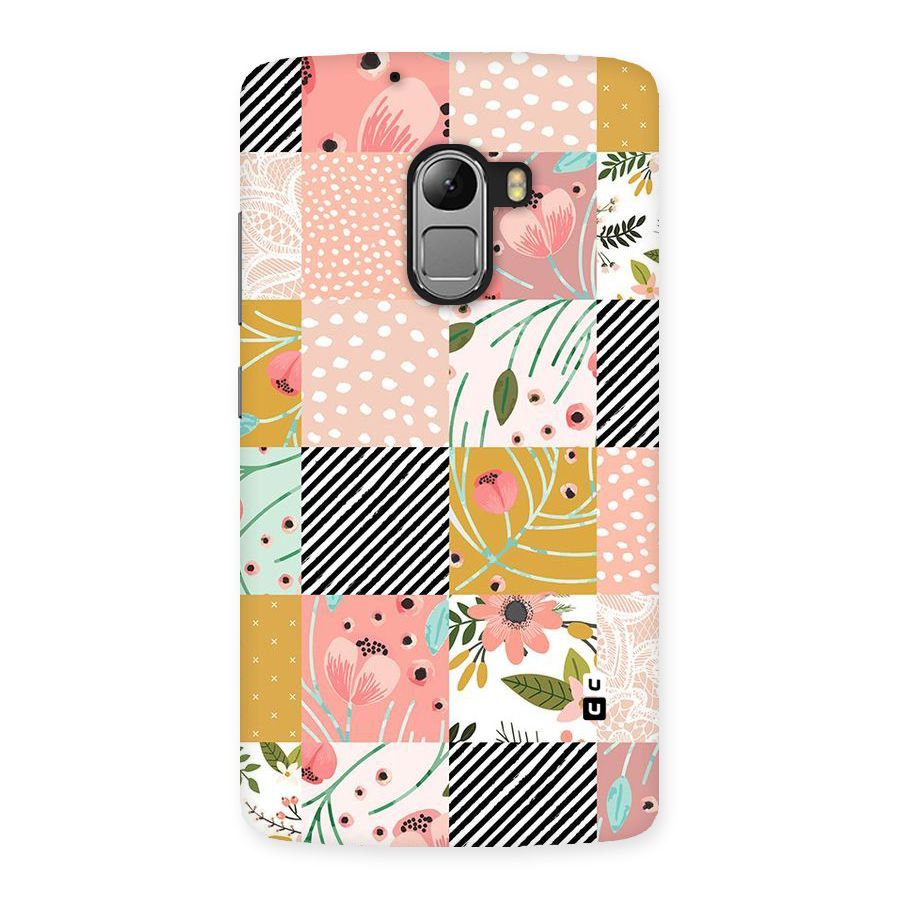 Leaf Stripe Polka Back Case for Lenovo K4 Note