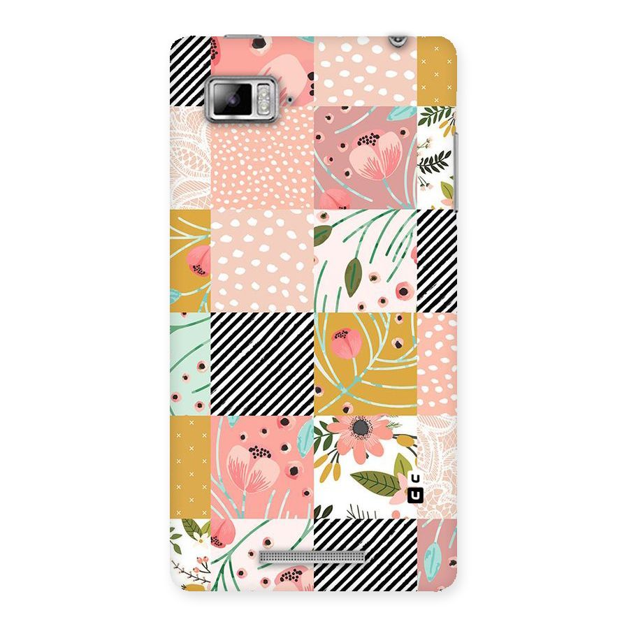 Leaf Stripe Polka Back Case for Lenovo Vibe Z K910