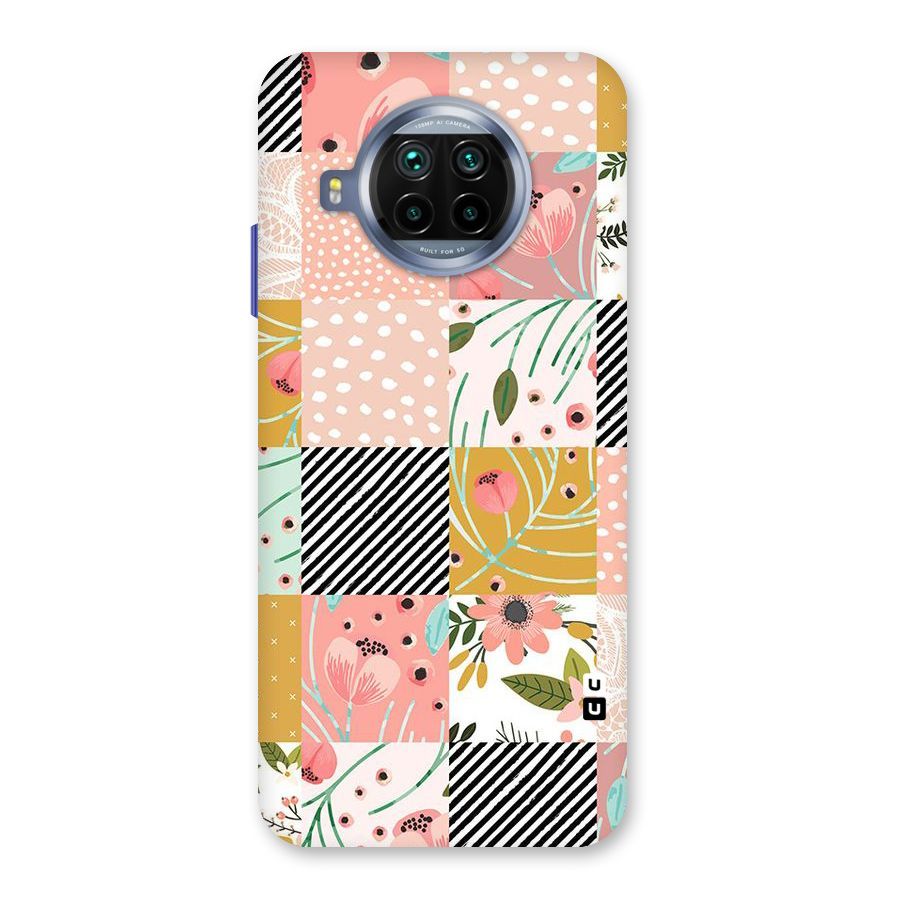 Leaf Stripe Polka Back Case for Mi 10i