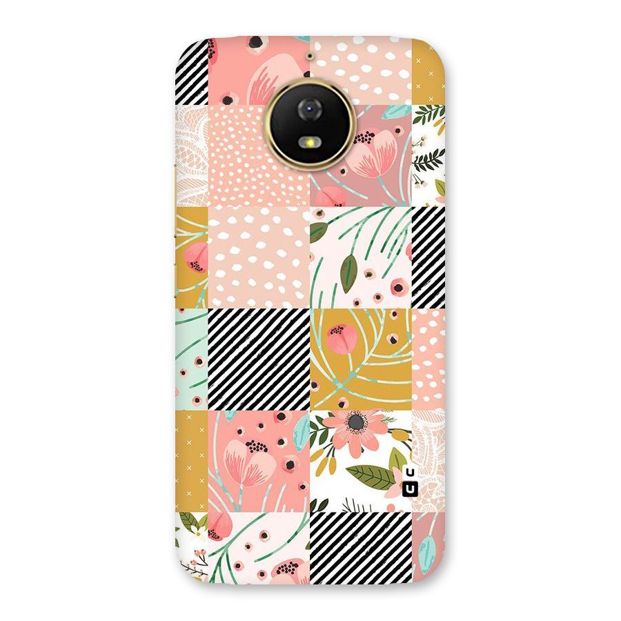 Leaf Stripe Polka Back Case for Moto G5s