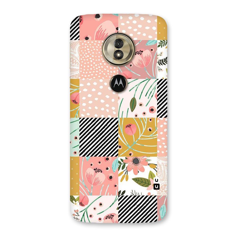 Leaf Stripe Polka Back Case for Moto G6 Play