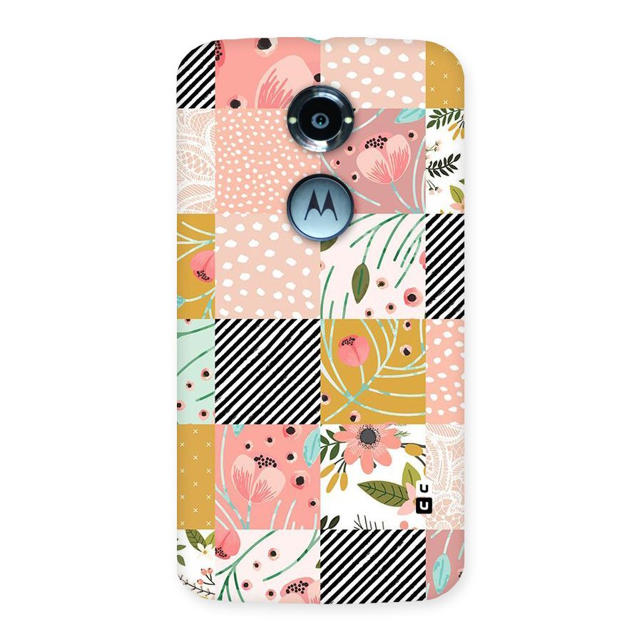 Leaf Stripe Polka Back Case for Moto X 2nd Gen