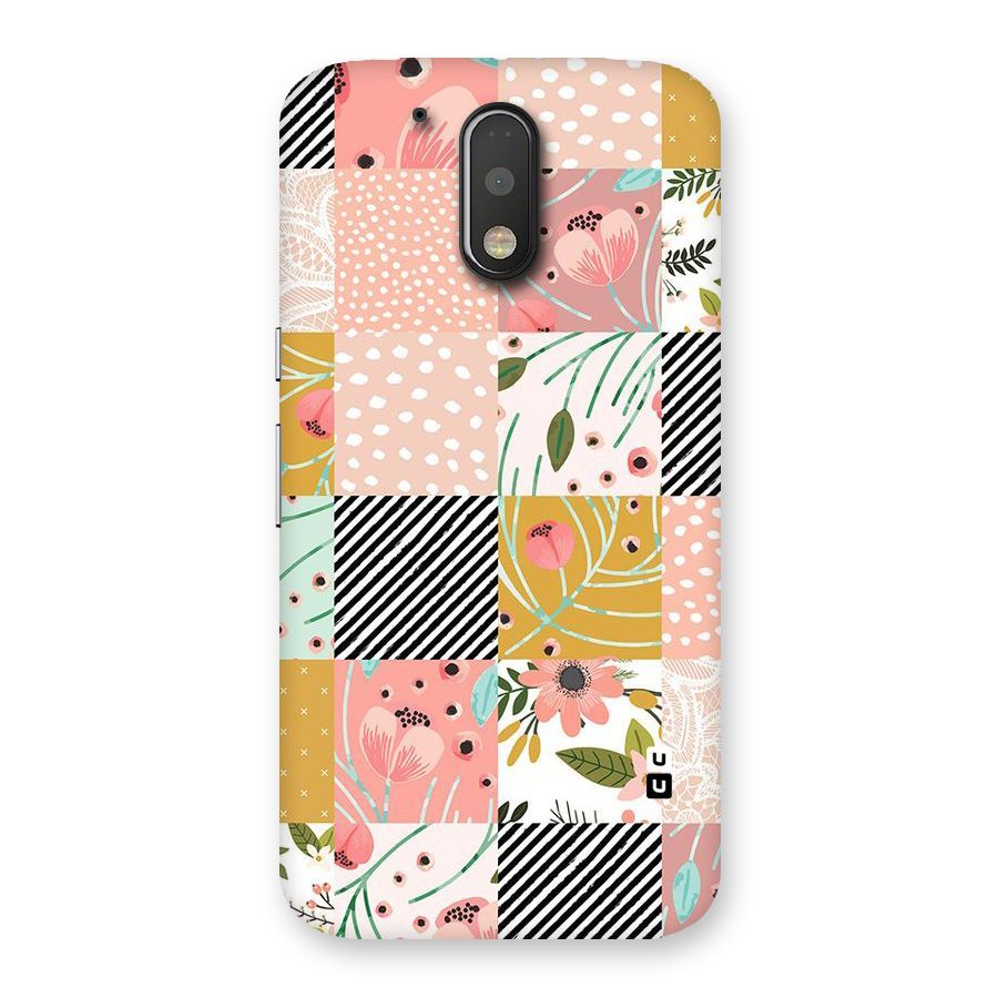 Leaf Stripe Polka Back Case for Motorola Moto G4 Plus