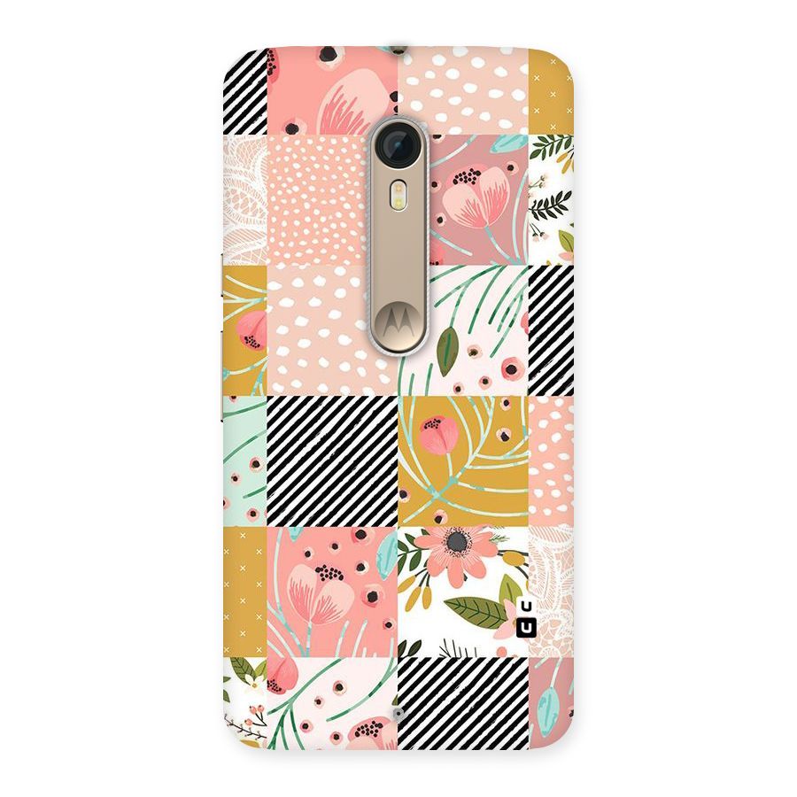 Leaf Stripe Polka Back Case for Motorola Moto X Style