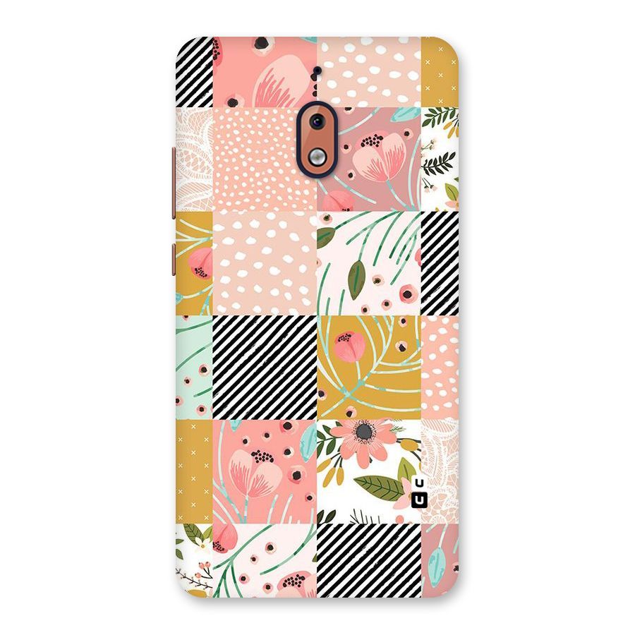 Leaf Stripe Polka Back Case for Nokia 2.1