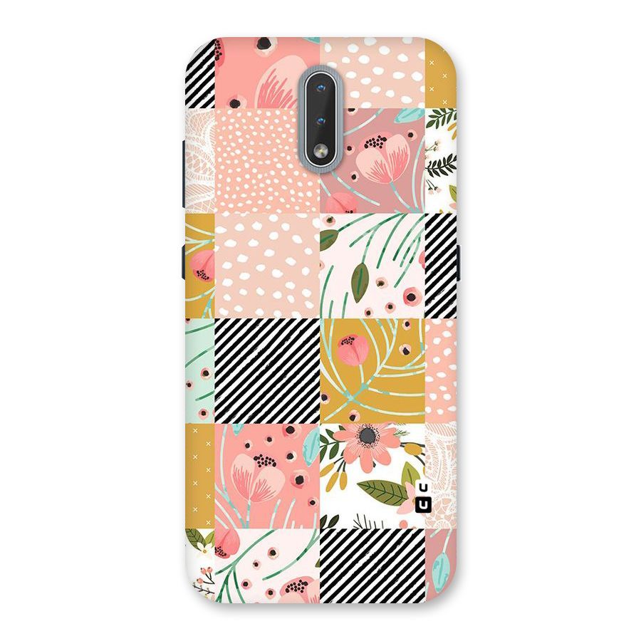 Leaf Stripe Polka Back Case for Nokia 2.3