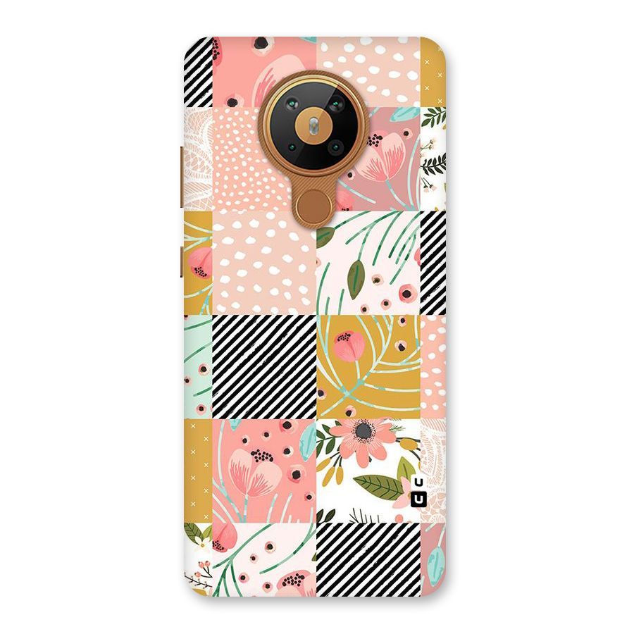 Leaf Stripe Polka Back Case for Nokia 5.3
