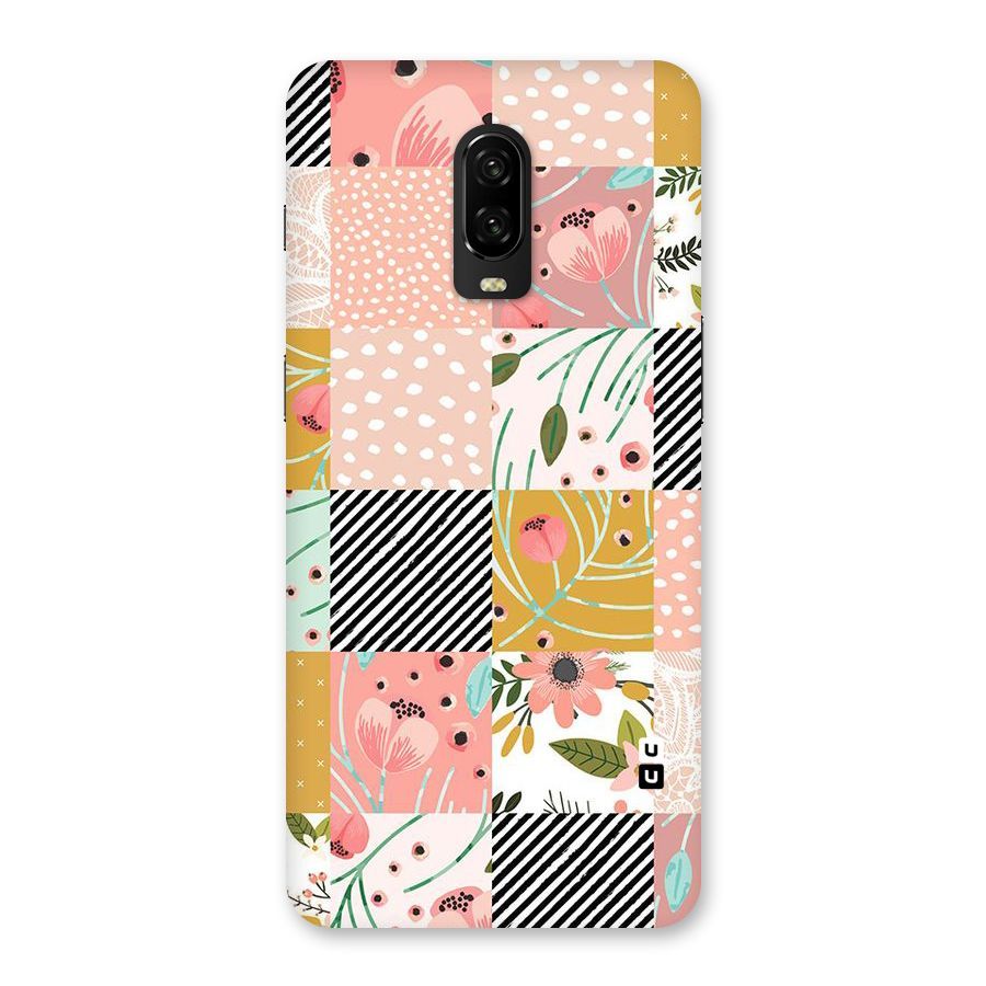 Leaf Stripe Polka Back Case for OnePlus 6T
