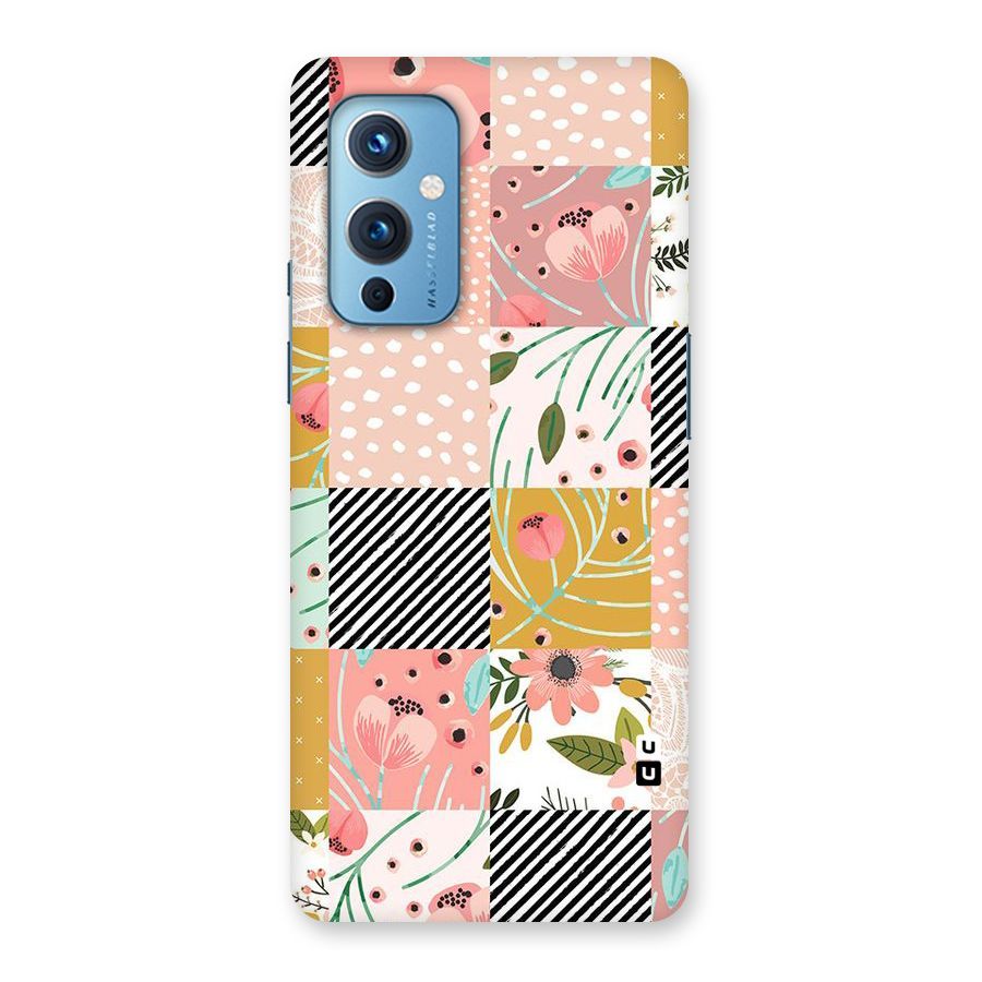 Leaf Stripe Polka Back Case for OnePlus 9