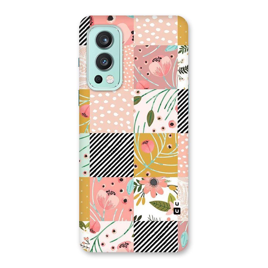 Leaf Stripe Polka Back Case for OnePlus Nord 2 5G