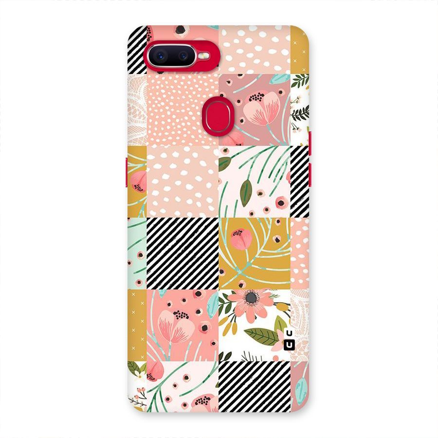 Leaf Stripe Polka Back Case for Oppo F9 Pro