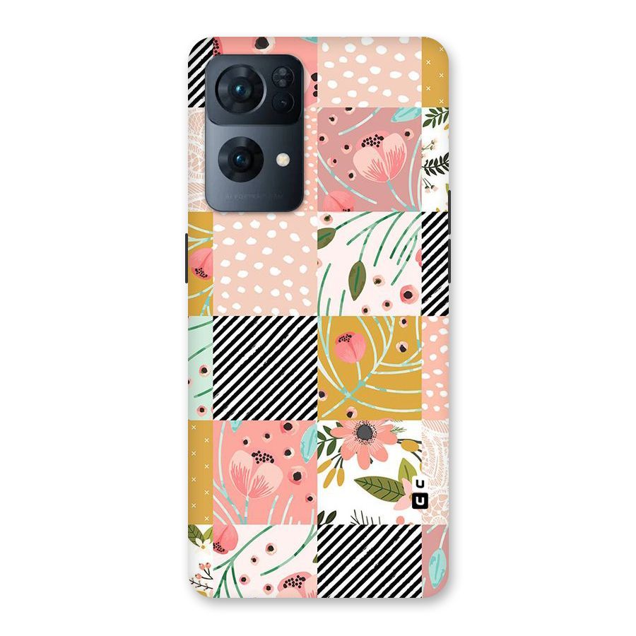 Leaf Stripe Polka Back Case for Oppo Reno7 Pro 5G