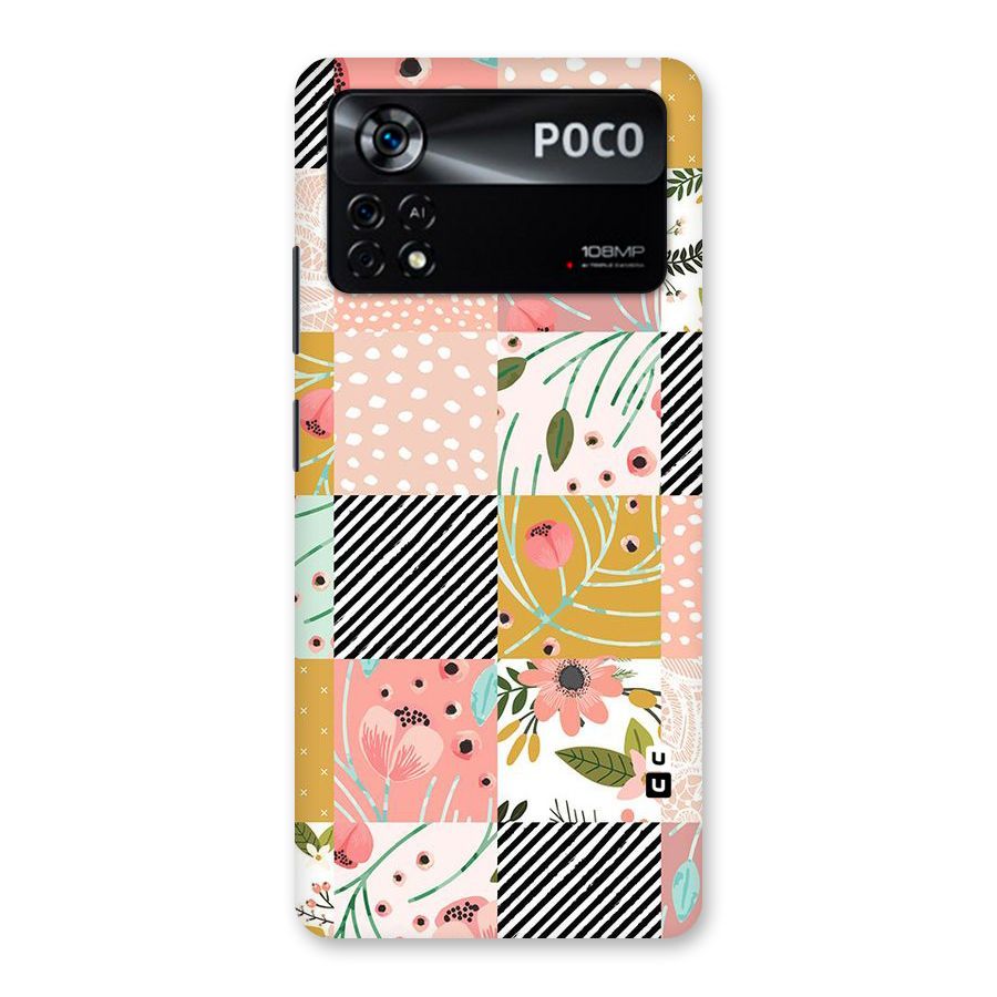 Leaf Stripe Polka Back Case for Poco X4 Pro 5G