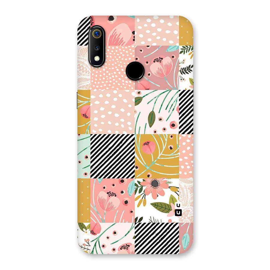 Leaf Stripe Polka Back Case for Realme 3
