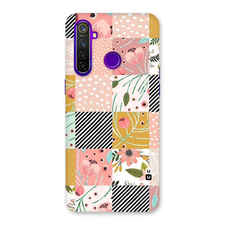 Leaf Stripe Polka Back Case for Realme 5 Pro