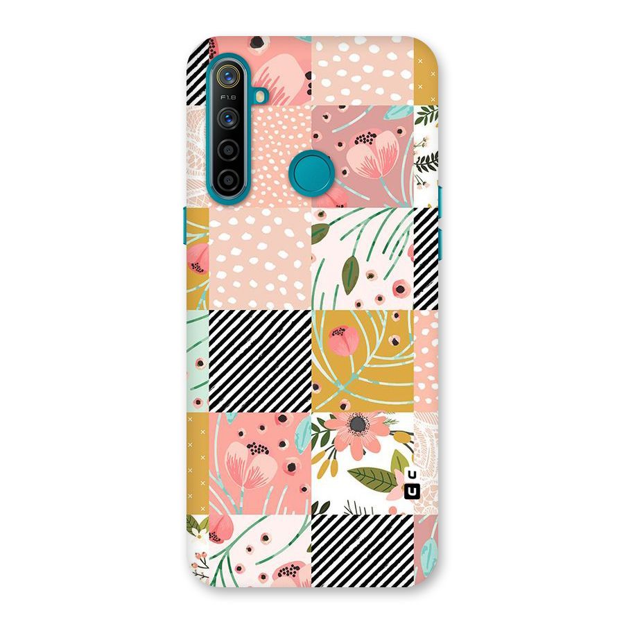 Leaf Stripe Polka Back Case for Realme 5i