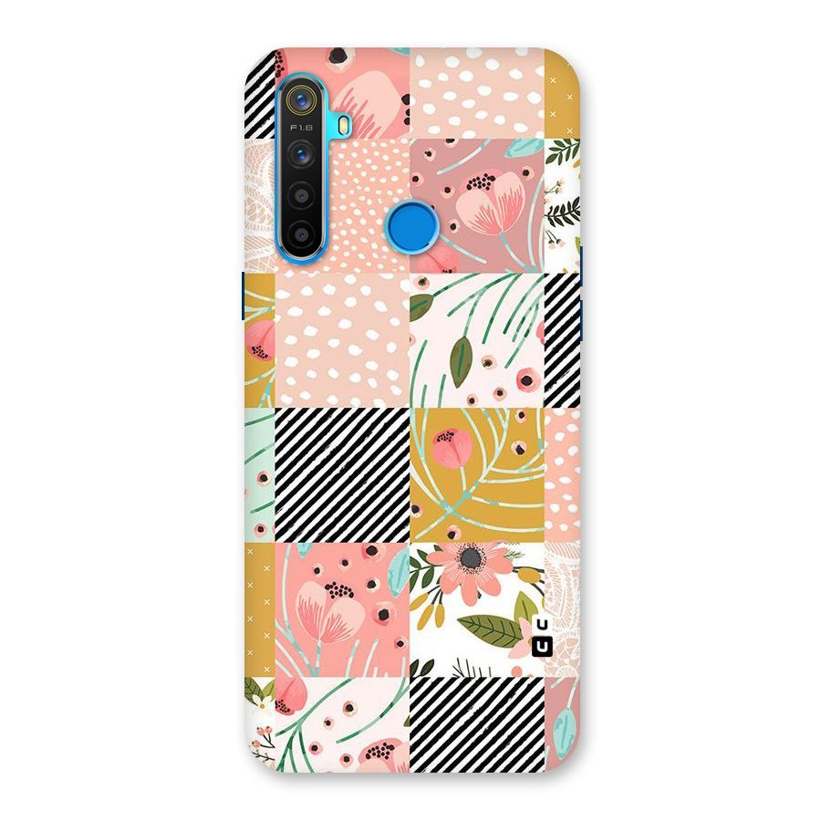 Leaf Stripe Polka Back Case for Realme 5s