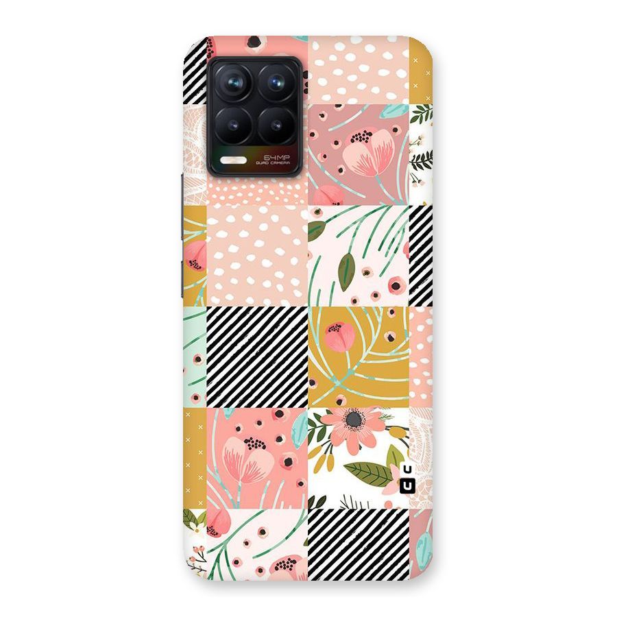 Leaf Stripe Polka Back Case for Realme 8