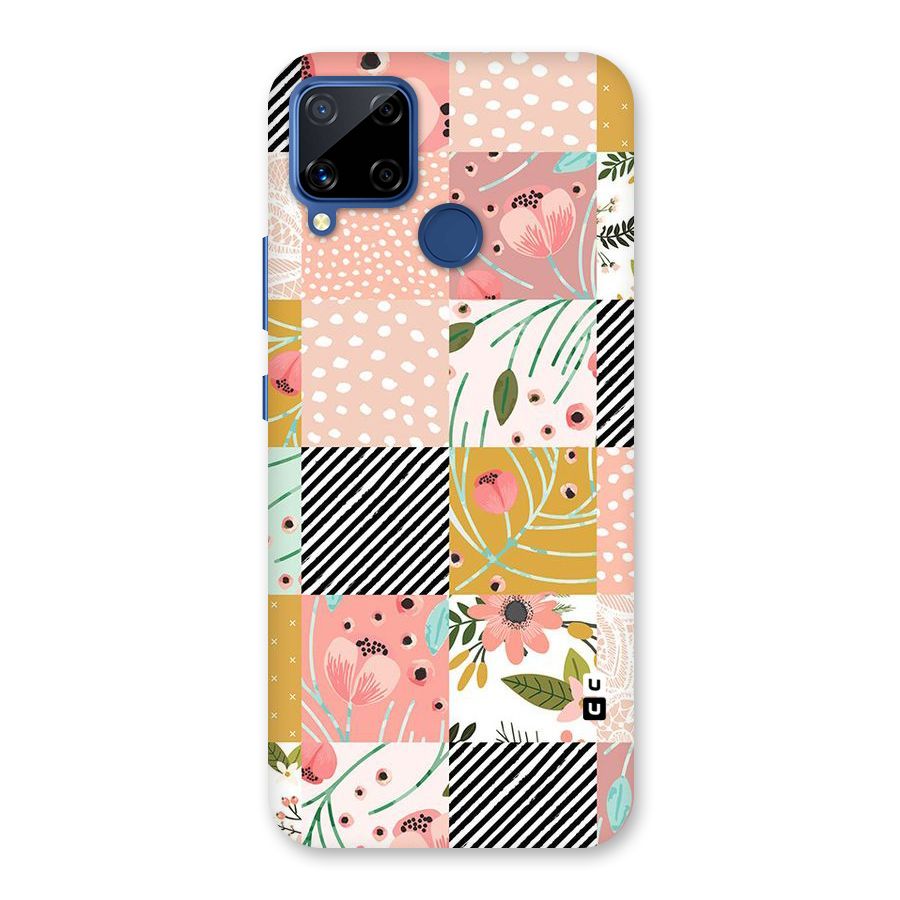 Leaf Stripe Polka Back Case for Realme C15