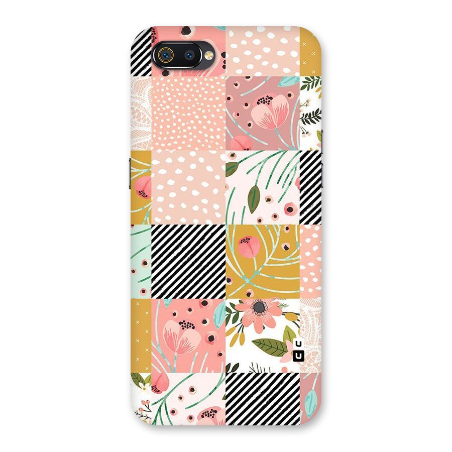 Leaf Stripe Polka Back Case for Realme C2