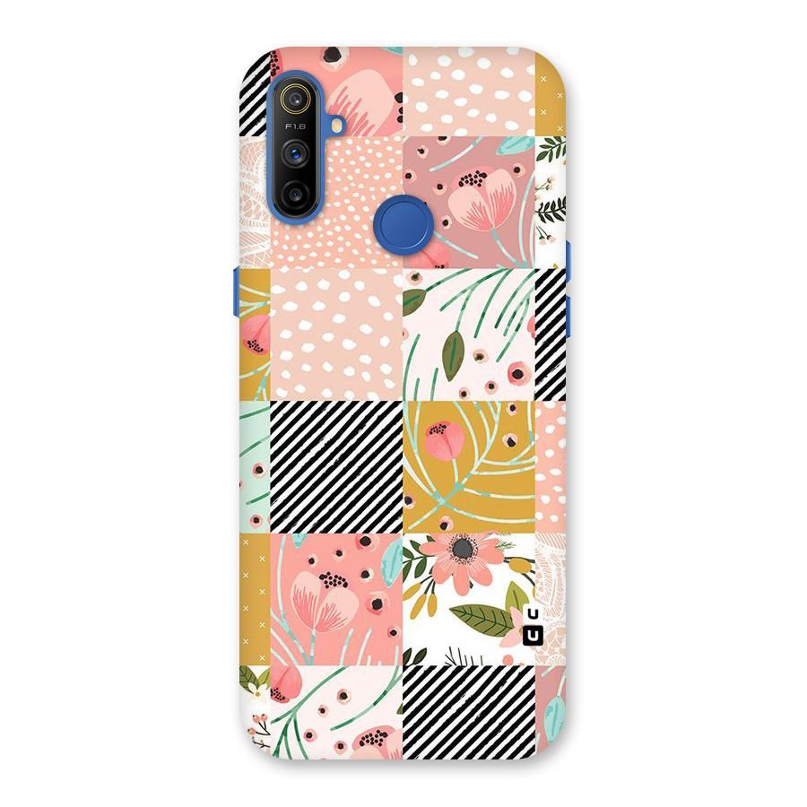 Leaf Stripe Polka Back Case for Realme Narzo 10A