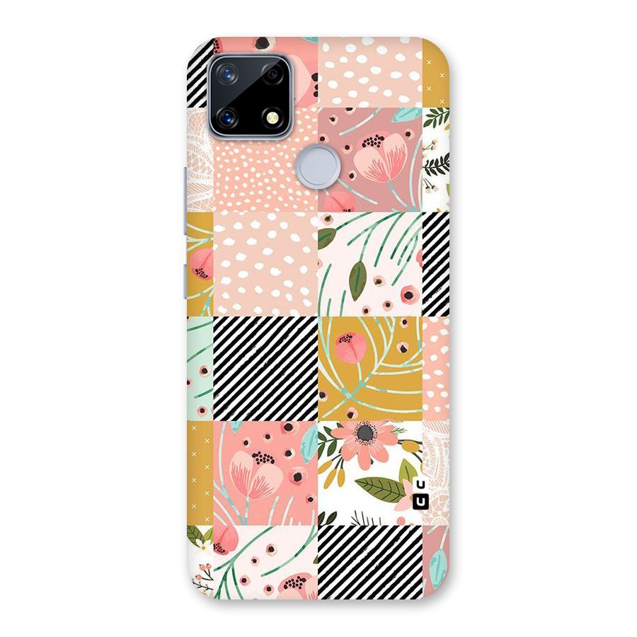Leaf Stripe Polka Back Case for Realme Narzo 20