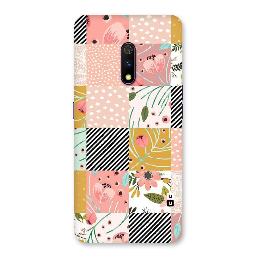 Leaf Stripe Polka Back Case for Realme X