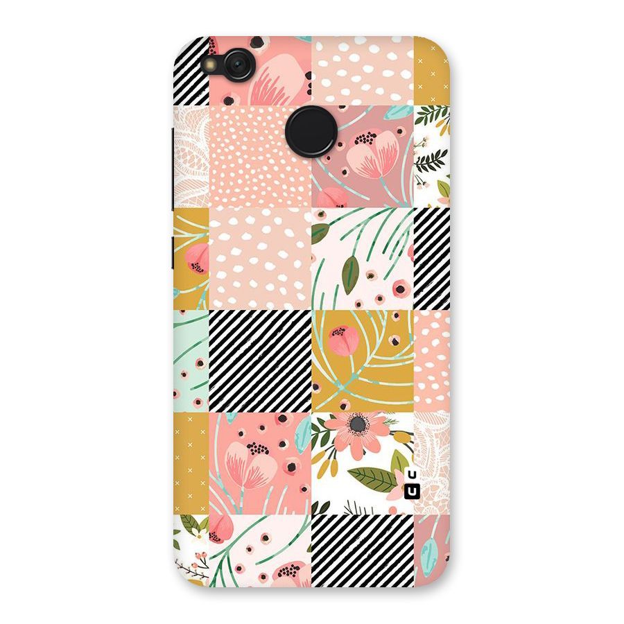 Leaf Stripe Polka Back Case for Redmi 4