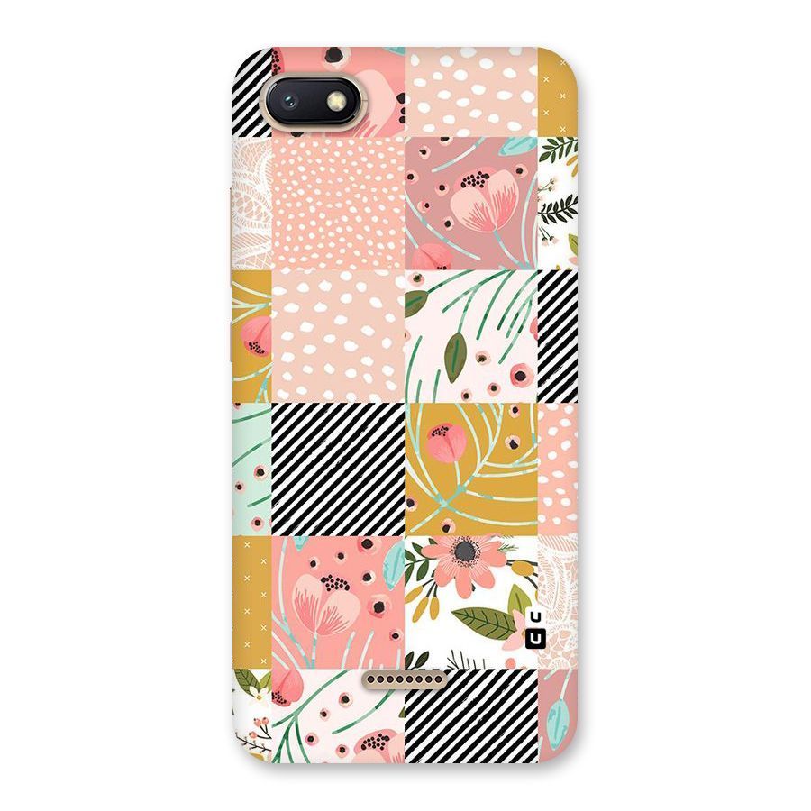 Leaf Stripe Polka Back Case for Redmi 6A