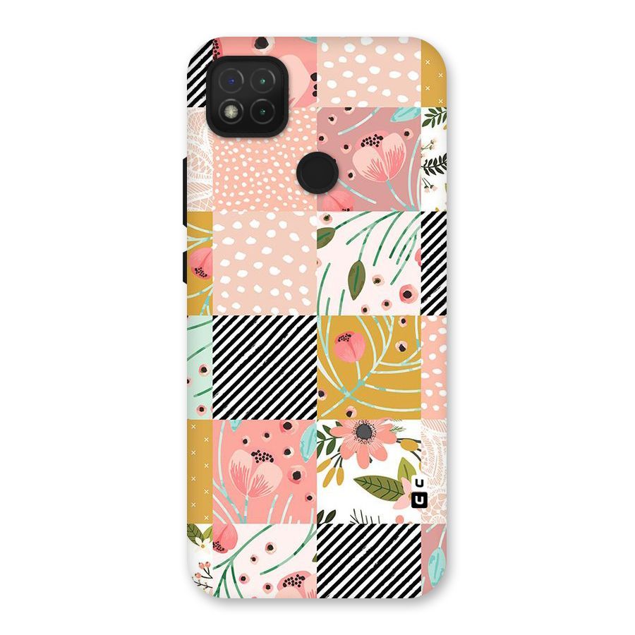 Leaf Stripe Polka Back Case for Redmi 9