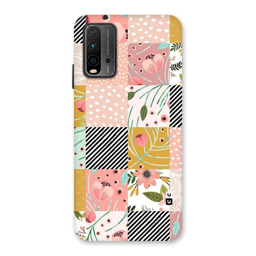 Leaf Stripe Polka Back Case for Redmi 9 Power