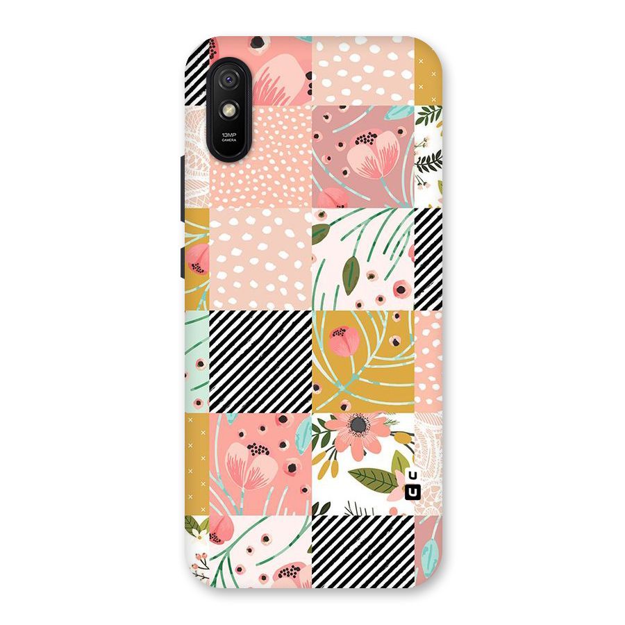 Leaf Stripe Polka Back Case for Redmi 9i