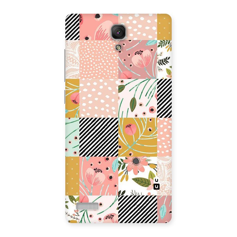 Leaf Stripe Polka Back Case for Redmi Note