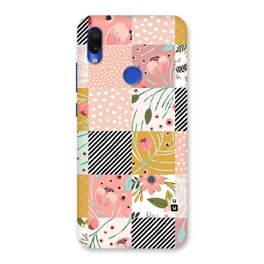 Leaf Stripe Polka Back Case for Redmi Note 7S