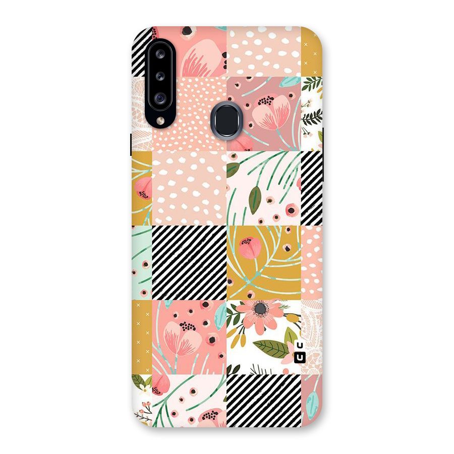 Leaf Stripe Polka Back Case for Samsung Galaxy A20s