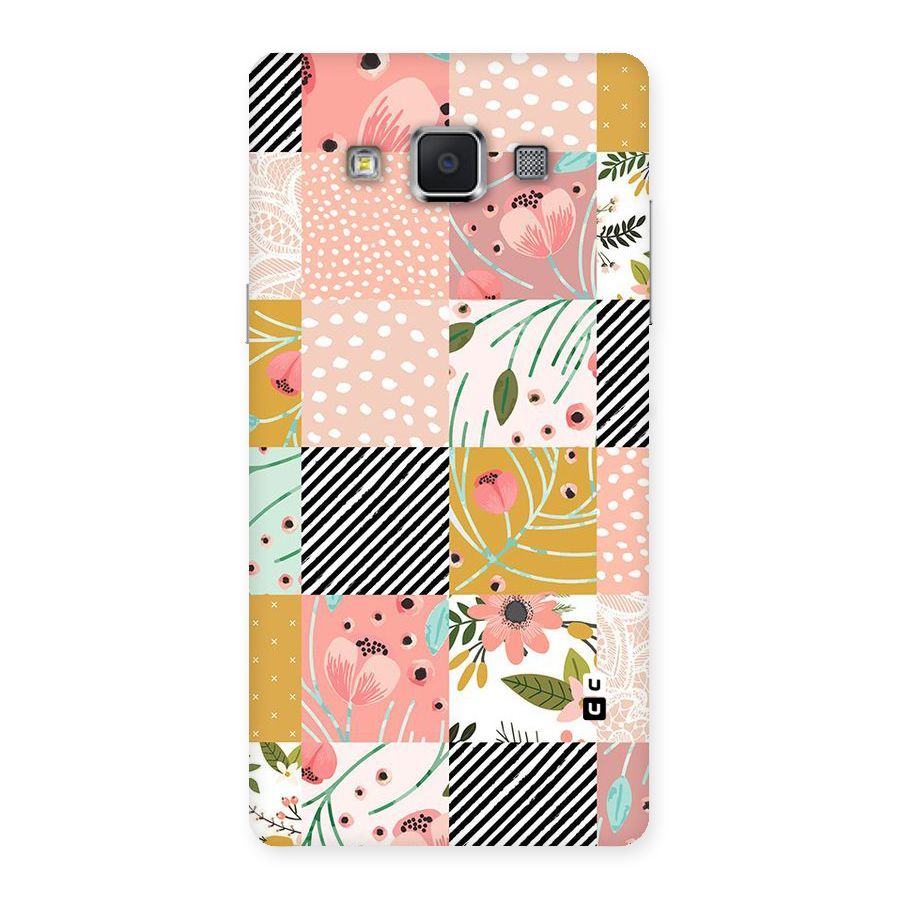Leaf Stripe Polka Back Case for Samsung Galaxy A5