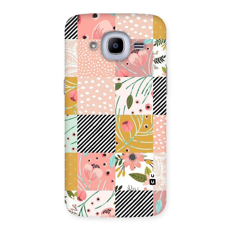 Leaf Stripe Polka Back Case for Samsung Galaxy J2 Pro