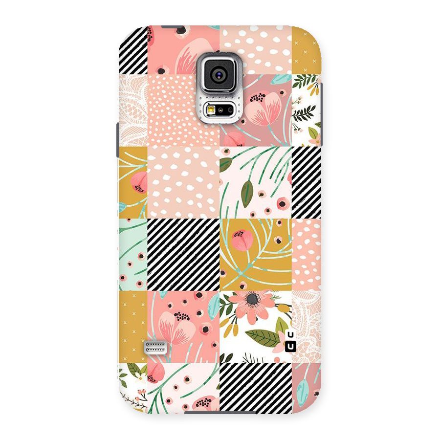 Leaf Stripe Polka Back Case for Samsung Galaxy S5
