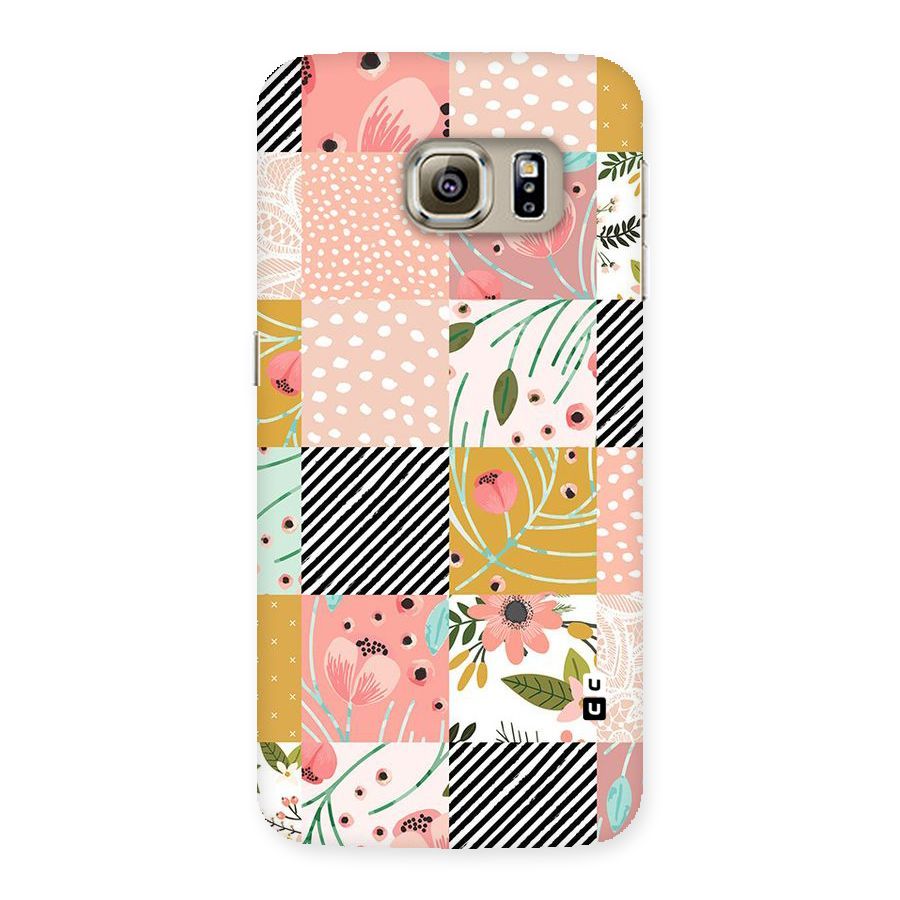 Leaf Stripe Polka Back Case for Samsung Galaxy S6 Edge