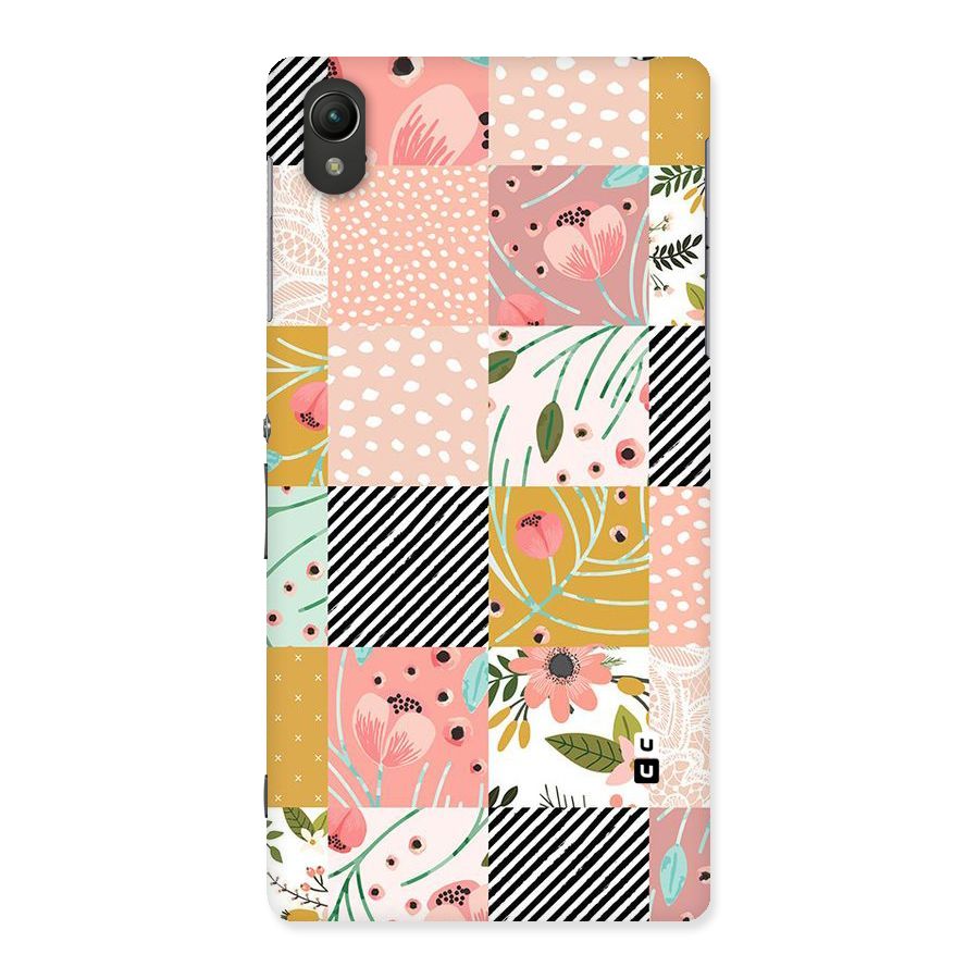 Leaf Stripe Polka Back Case for Sony Xperia Z2