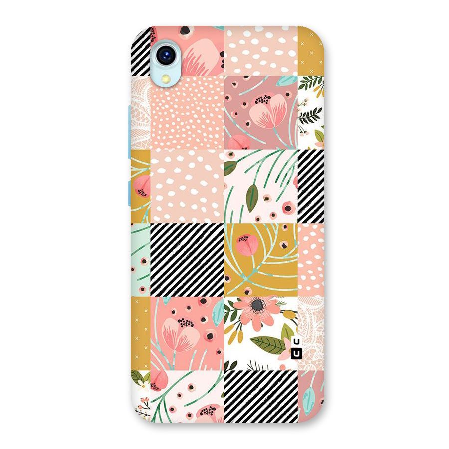 Leaf Stripe Polka Back Case for Vivo Y1s